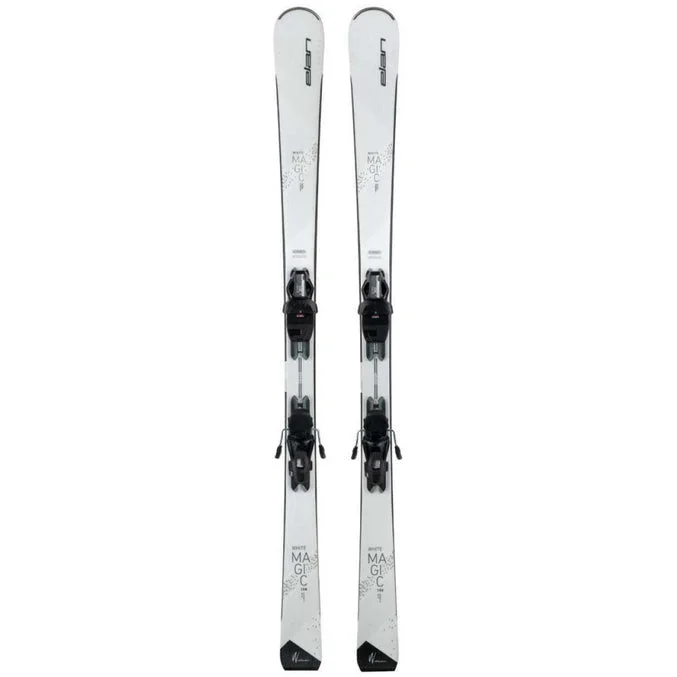 Premium ski poles for kids-Elan White Magic LS ELW 9