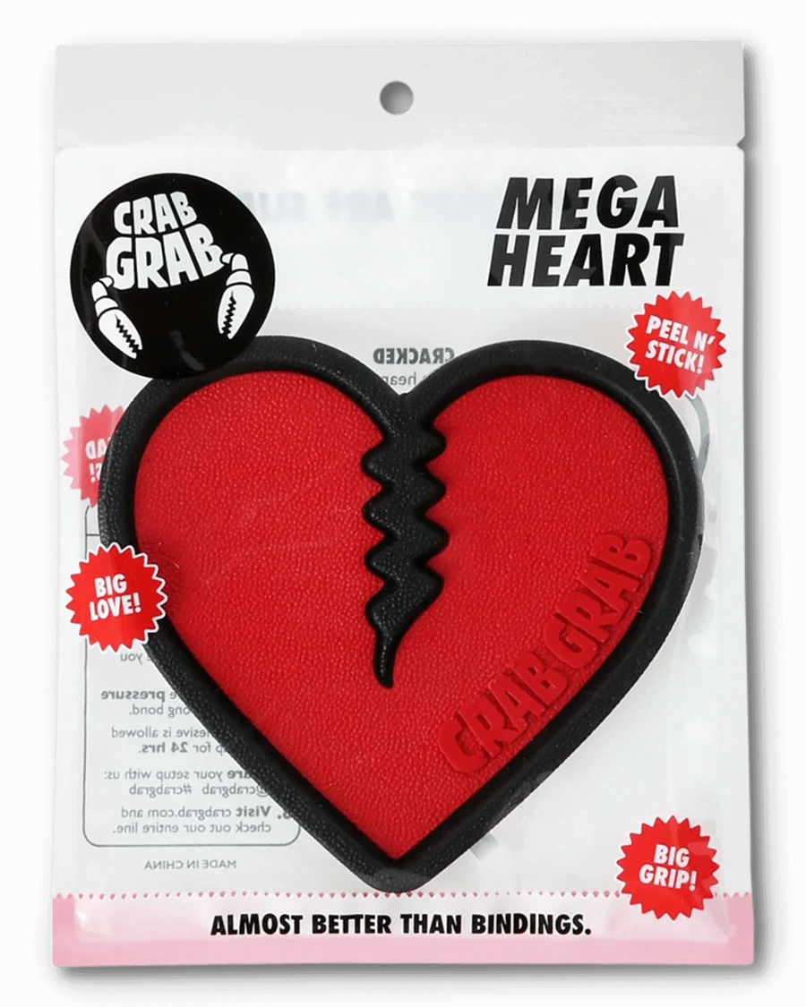 Premium ski poles for racing-Crab Grab Mega Heart