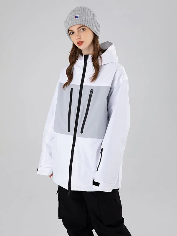 Lightweight powder ski bindings-Women's Searipe Independent Colorblock Windbreaker Snow Jacket