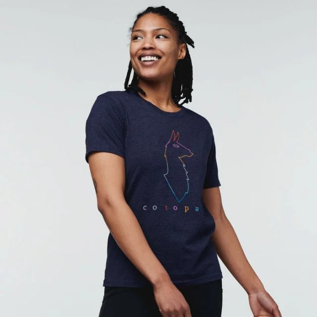 High-speed alpine ski poles-Electrica Llama Tee Women's