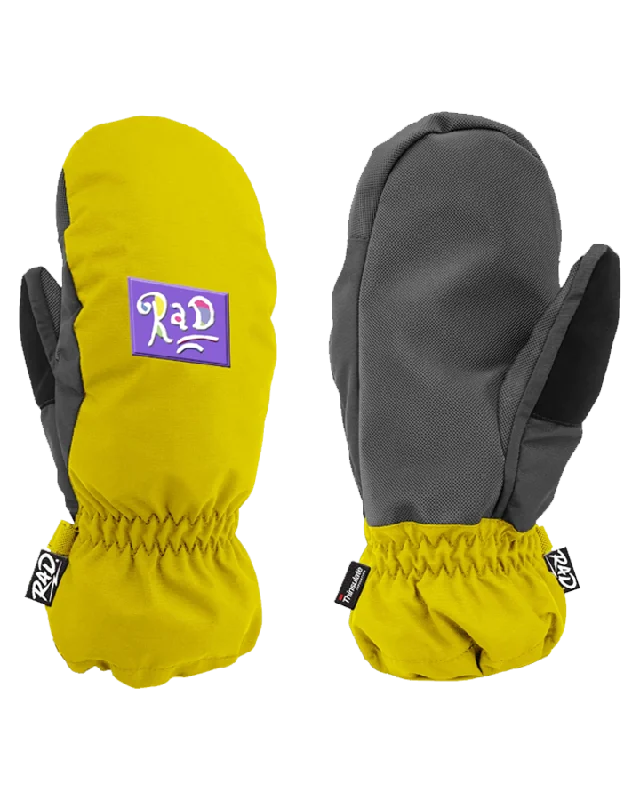 Compact ski bindings for kids-RAD Junior Mitten  - Playrat Yellow