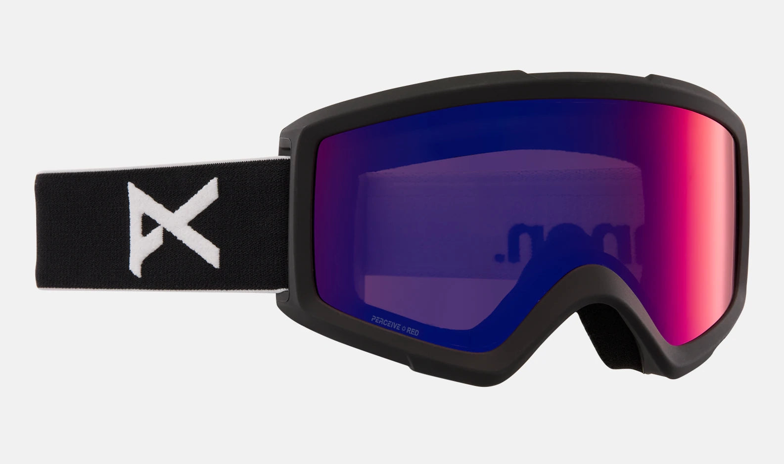 Lightweight ski boots for men-Anon Helix 2.0 Goggles & Spare Lens Black / Perceive Sunny Red Lens