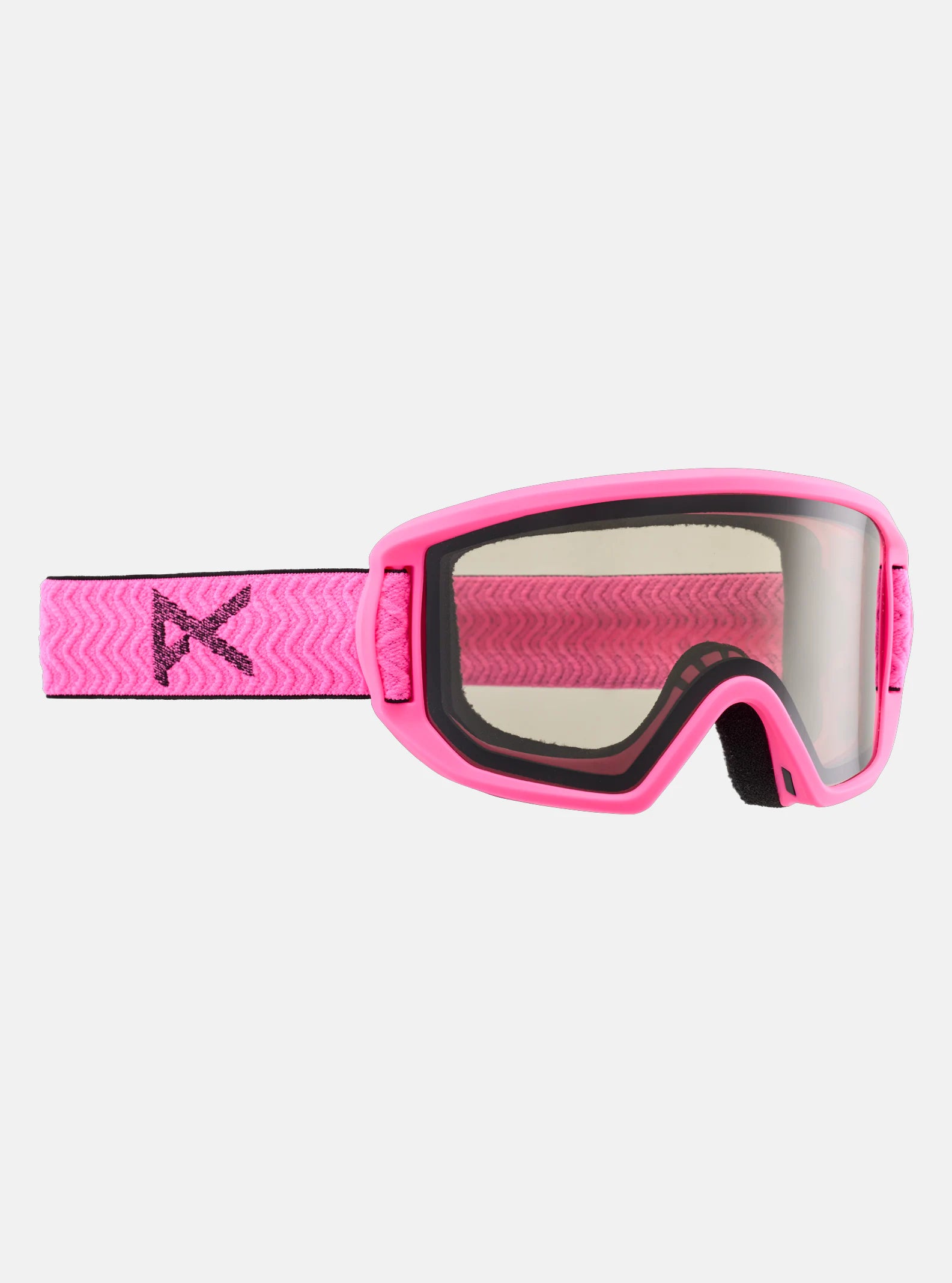 Durable ski poles for women-Anon Relapse Junior Goggles & MFI Face Mask Pink / Smoke