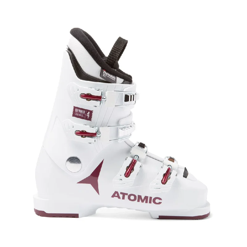 Customizable all-mountain ski bindings-Atomic Waymaker Girl J4 Kid's Ski Boots