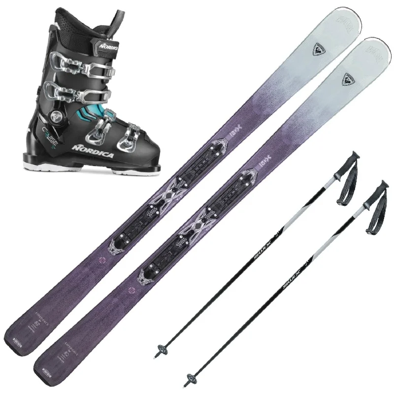 Durable freeride skis for backcountry-Rossignol Experience W 82 Basalt Skis W/xpress 11 Gw Bindings Package With Ski B