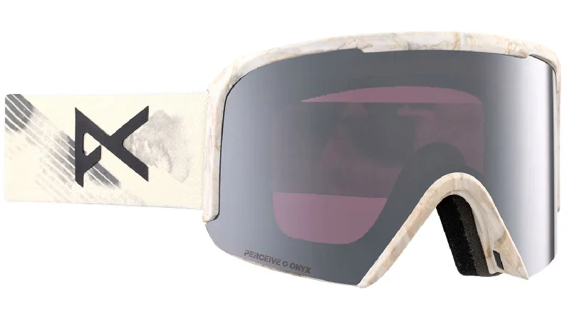 Customizable freeride ski helmets-Anon Nesa Goggles Flight Attendant / Perceive Sun Onyx Lens