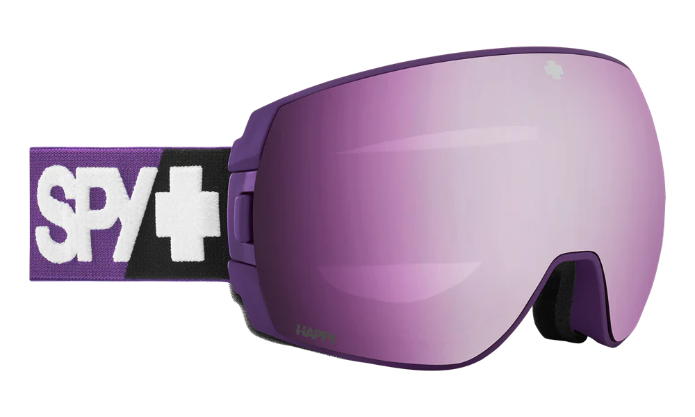 Adjustable freestyle ski poles-Spy Legacy Goggles Purple / Happy Rose Violet Mirror + Spare Lens