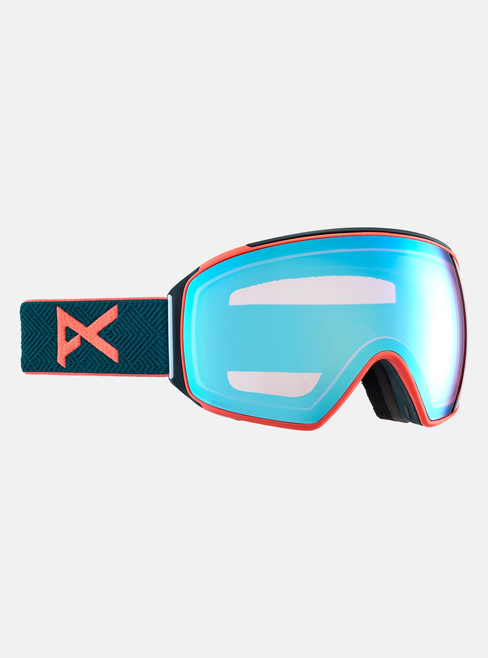 Affordable carving ski bindings-Anon M4 Toric Goggles & MFI Face Mask & Spare Lens Deep Emerald / Perceive Variable Blue Lens