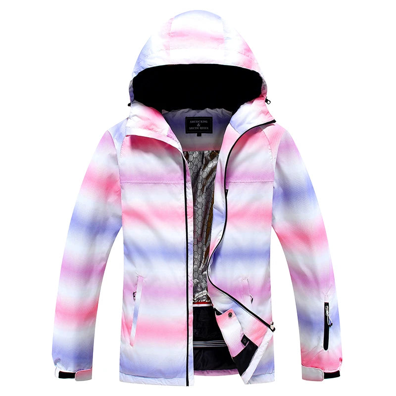 High-speed alpine skis for racing-ARCTIC QUEEN Colorful Winter Ski Snowboard Jacket - Women's