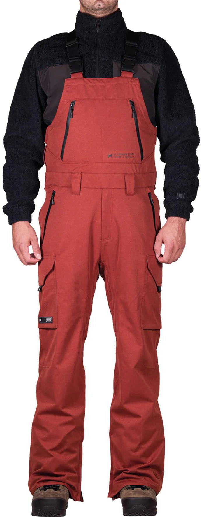 Affordable alpine ski poles-L1 Sentinal Mens Bib Pants Rust