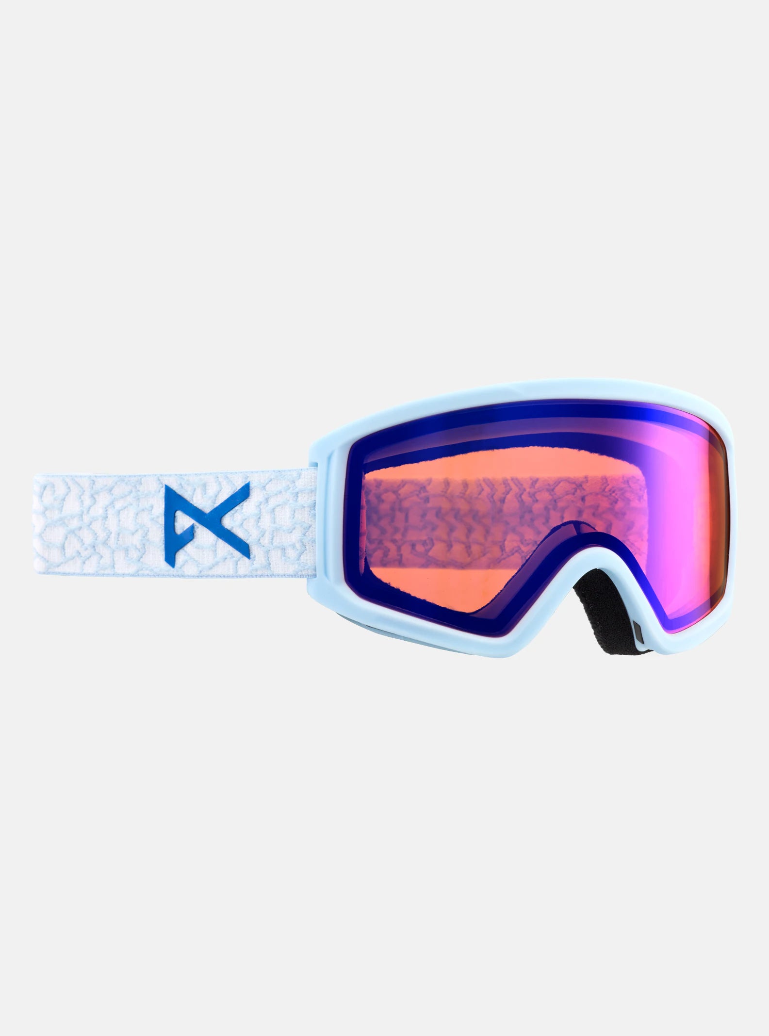 Premium powder ski helmets-Anon Tracker 2.0 Goggles Kids Crackles / Blue Amber Lens