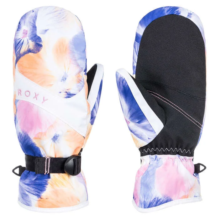 Affordable freestyle ski poles-Roxy Jetty Printed Mittens