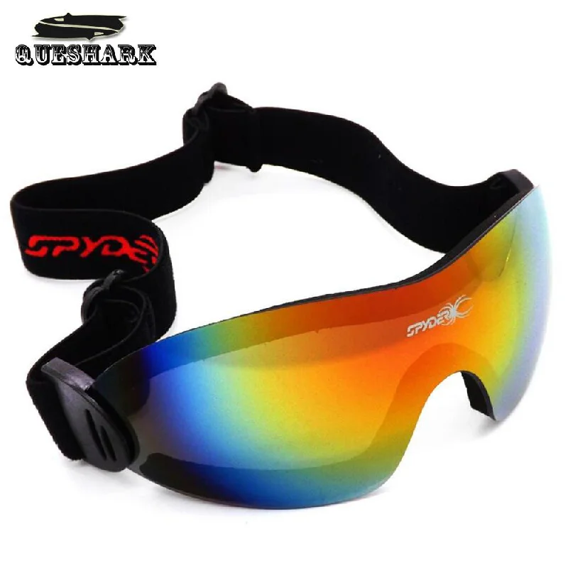 High-speed powder ski boots-QUESHARK Ski Snowboard Anti Fog Goggles