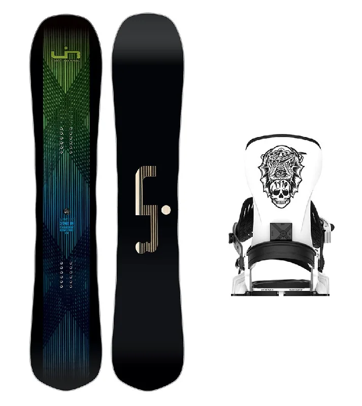 Adjustable freeride ski bindings-Lib Tech Cygnus BM Snowboard with Men's Bent Metal Transfer Snowboard Binding 2025