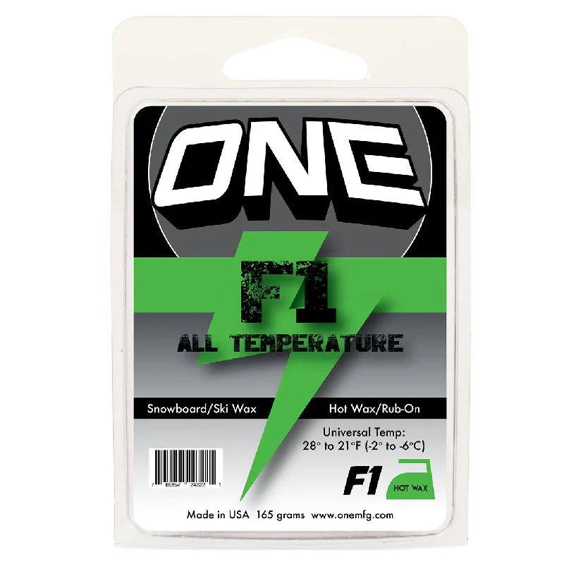 Affordable ski poles for intermediates-One Mfg F-1 All Temperature Ski & Snowboard Wax