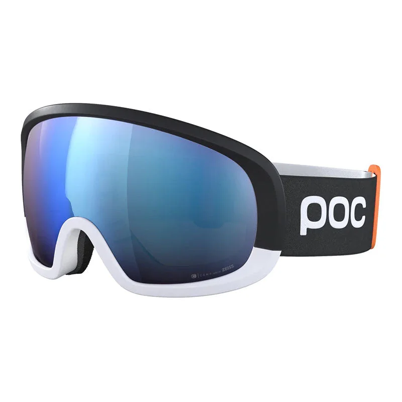 Designer freeride ski helmets-POC Fovea Race WF Goggles 2024