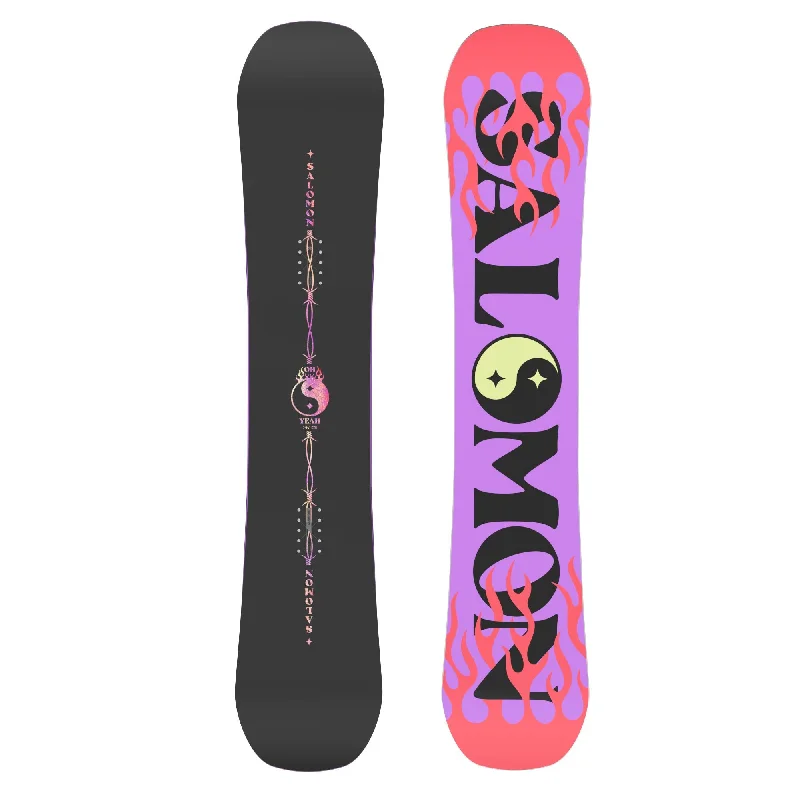 High-speed alpine skis for racing-Salomon Oh Yeah Womens Snowboard 2025