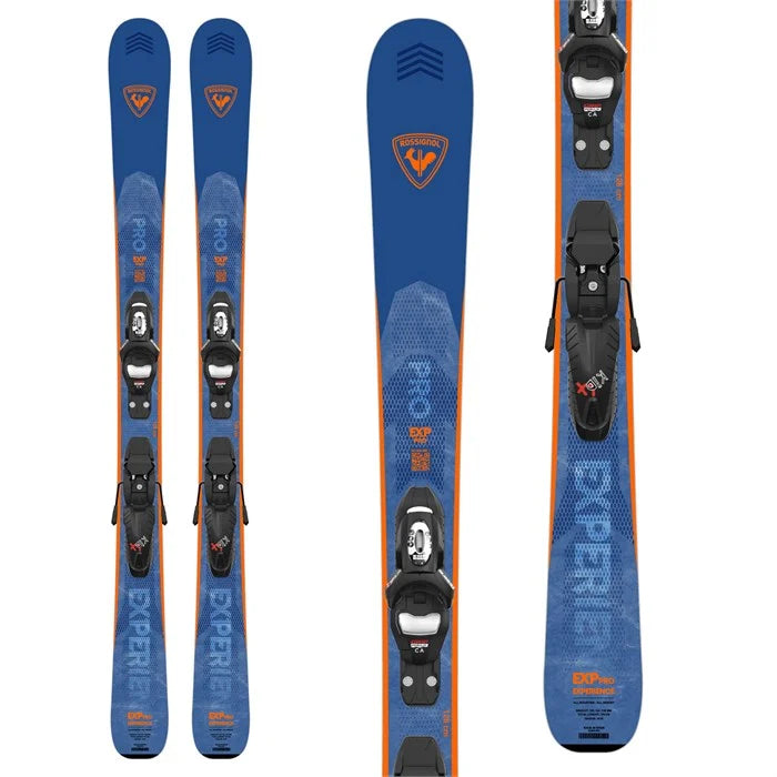 Durable freestyle skis for tricks-Experience Pro Skis + Kid X 4 GW Bindings