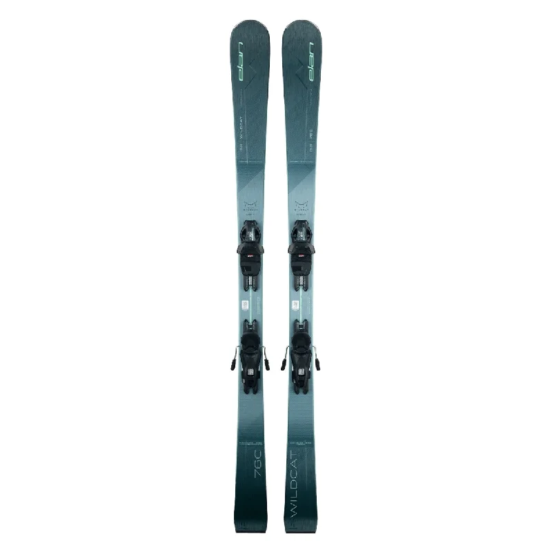 Premium ski poles with grips-Elan Wildcat 76 C Ls Skis With Elw 9.0 Bindings 2025