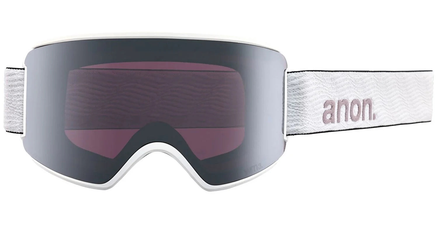 Customizable alpine skis for pros-Anon WM3 Goggles & MFI Face Mask & Spare Lens White / Perceive Variable Violet Lens