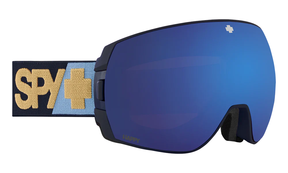 High-performance ski helmets for women-Spy Legacy Goggles Dark Blue / Happy Rose Dark Blue Mirror + Spare Lens