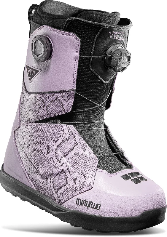 Designer freeride ski bindings-ThirtyTwo Lashed Double BOA X Vizz Snowboard Boot 2025