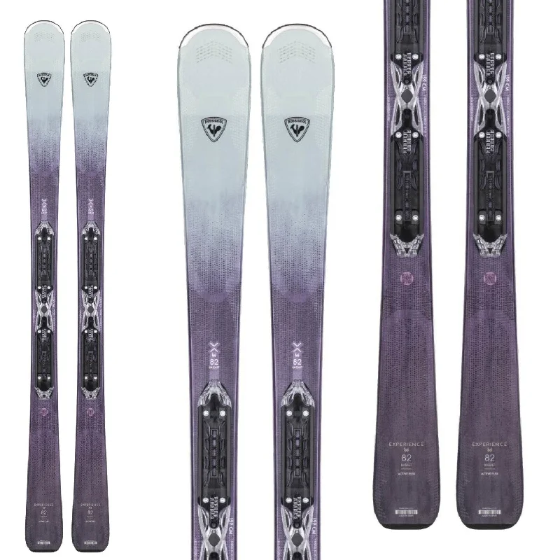 Waterproof powder skis for deep snow-Rossignol Experience W 82 Basalt Skis W/xpress 11 Gw Bindings