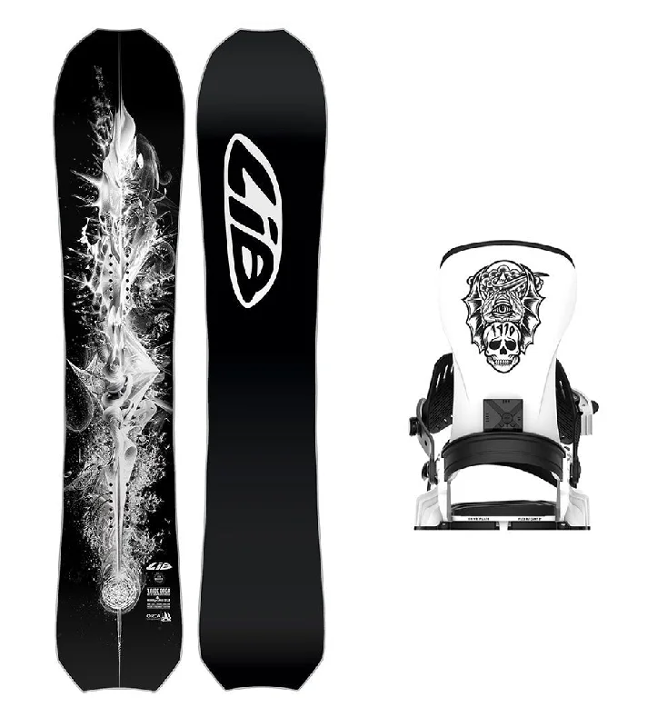 Waterproof all-mountain skis-Lib Tech Orca Snowboard with Bent Metal Transfer Snowboard Binding 2025