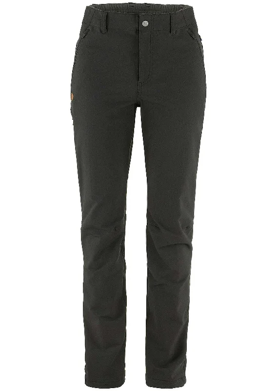 Premium ski helmets with padding-Fjallraven Women's Abisko Winter Stretch Trousers