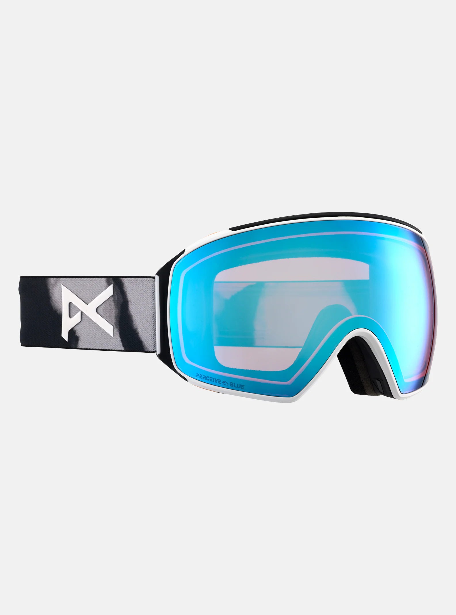 Adjustable ski helmets for safety-Anon M4 Toric Goggles & MFI Face Mask & Spare Lens Family Tree Black / Perceive Variable Blue Lens