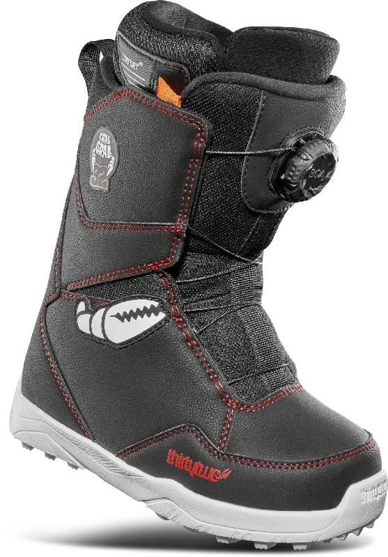 Lightweight alpine skis for beginners-ThirtyTwo Junior's Lashed BOA X Crab Grab Snowboard Boot 2025