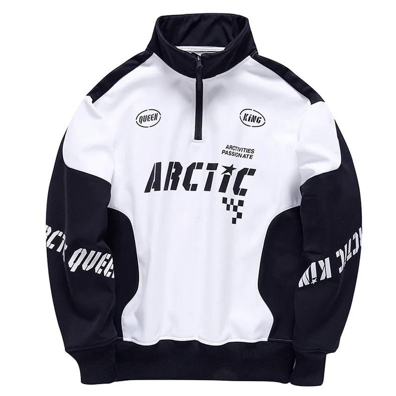 Premium powder ski poles-Men's Arctic Queen Half-Zip Fleece Pullover