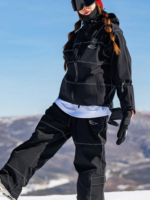 Affordable all-mountain ski helmets-Women's John Snow Urban Swag Street Style Two Pieces Snowsuits