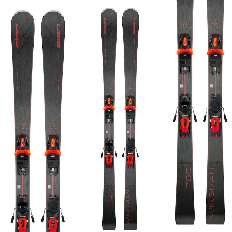 High-performance freeride skis-Elan Wingman 76 C Skis