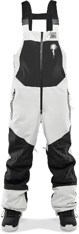 Premium powder ski boots-ThirtyTwo Spring Break Powder Bib Pants Mens White