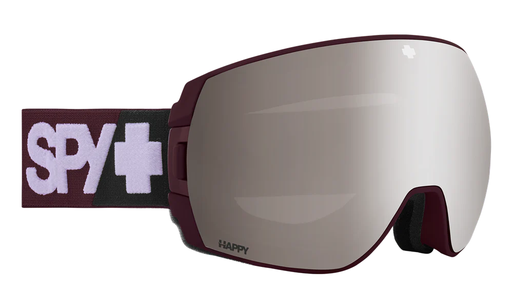 Customizable ski boots for touring-Spy Legacy SE Goggles Merlot / Happy Bronze Silver Mirror + Spare Lens