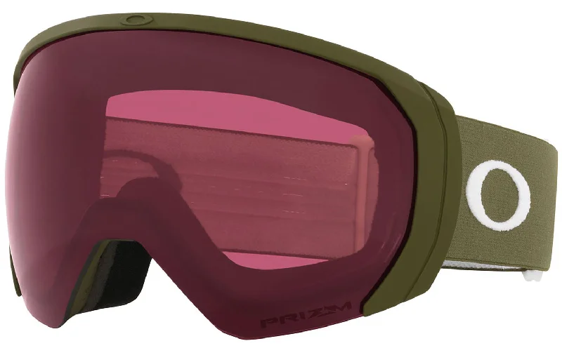 Affordable carving ski boots-Oakley Flight Path L Goggles Dark Brush / Prizm Dark Grey Iridium