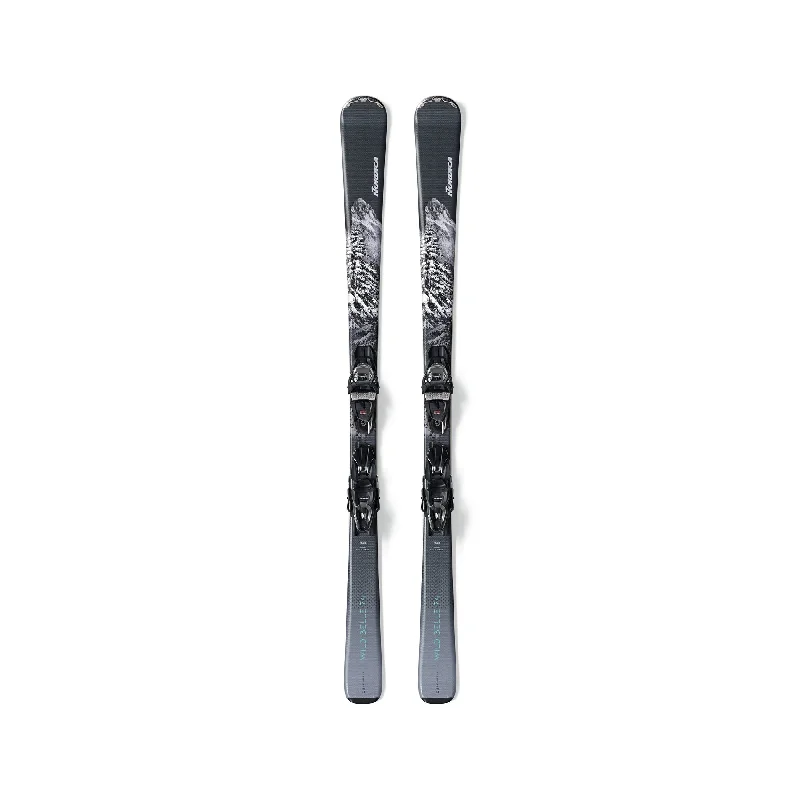 Lightweight ski poles for kids-Nordica Wild Belle 74 Skis With Tp2 10 Bindings