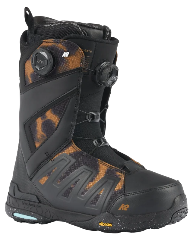 Adjustable freestyle ski helmets-K2 Holgate Snowboard Boots - Black - 2024