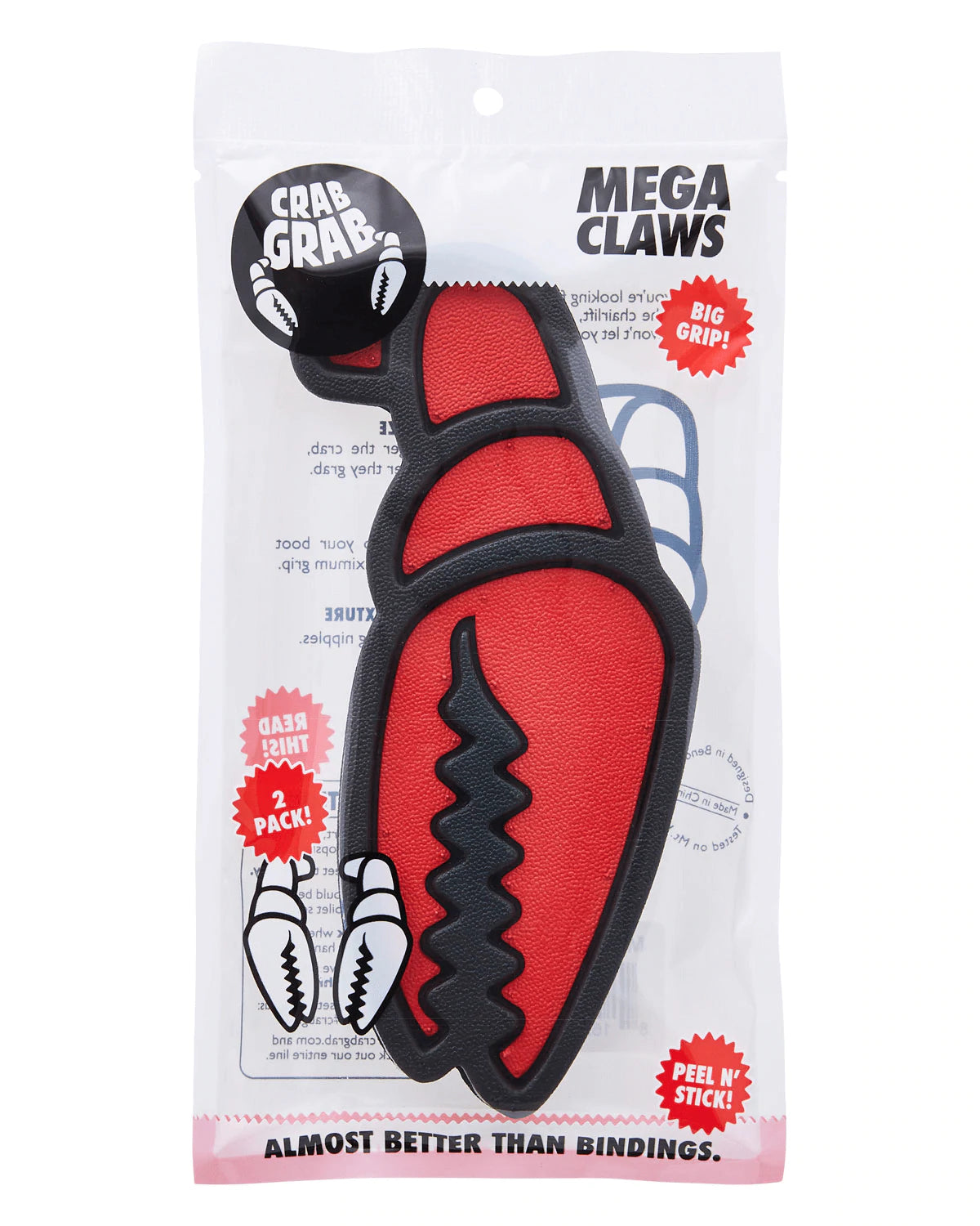 Customizable ski boots for comfort-Crab Grab Mega Claws - Snowboarding