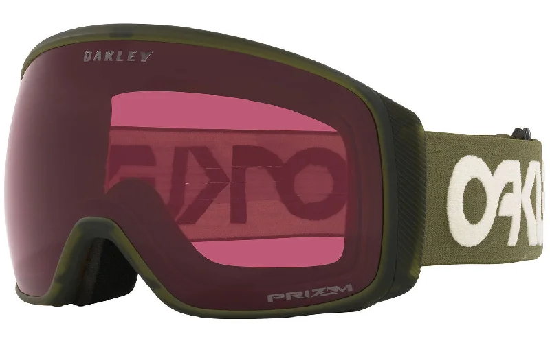 Durable ski bindings for heavy use-Oakley Flight Tracker L Goggles Matte Dark Brush / Prizm Dark Grey