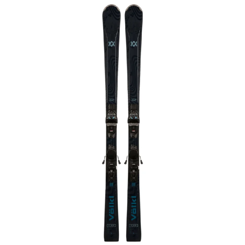 Compact all-mountain ski poles-Volkl Flair 76 (Vmotion 10 System Binding) Skis Womens 2025