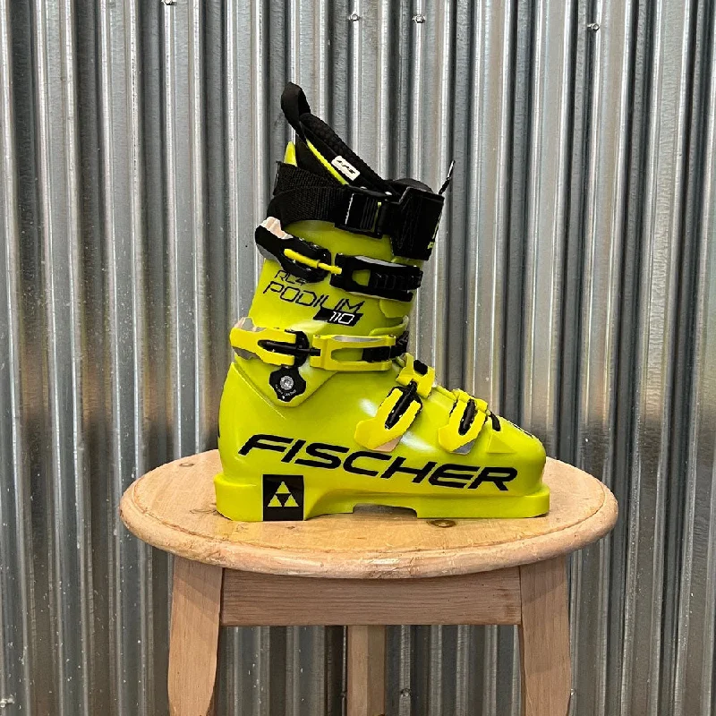 Durable all-mountain ski boots-Fischer RC4 Podium 110 Race Ski Boots - USED