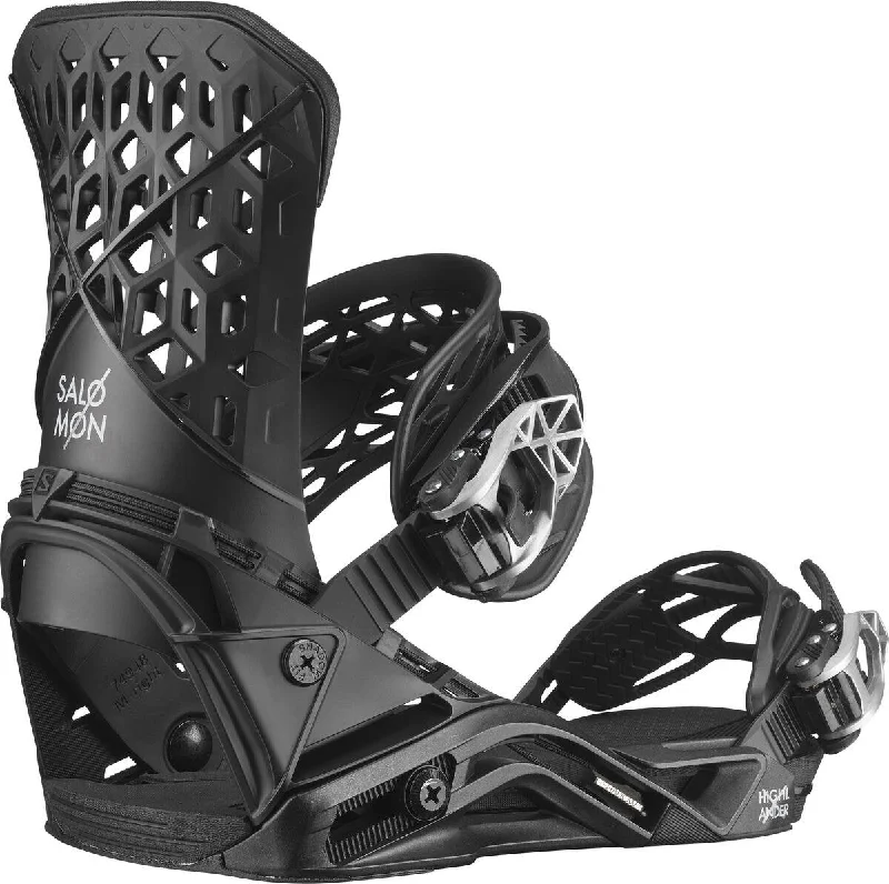 Affordable carving ski bindings-Salomon Highlander Snowboard Binding 2022