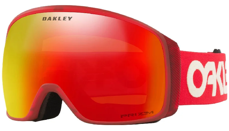 Lightweight powder skis for women-Oakley Flight Tracker L Goggles B1B Redline / Prizm Torch