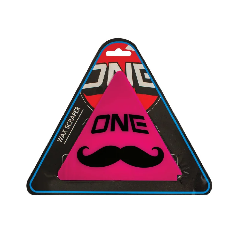 Affordable freestyle ski helmets-Oneball Wax Scraper - Mustache Triangle