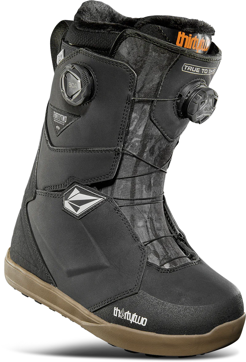 Affordable snowboard-style skis-ThirtyTwo Women's Lashed Double BOA X Volcom Snowboard Boot 2025