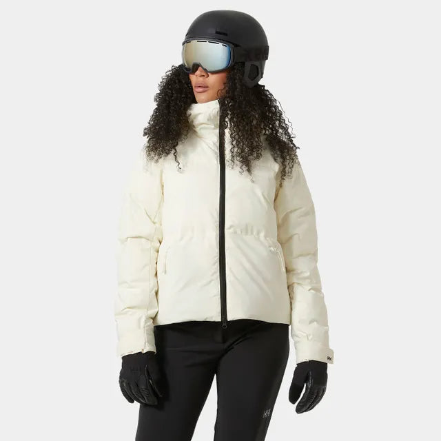 Lightweight powder skis for backcountry-Helly Hansen Women’s Nora Short Puffy Ski Jacket