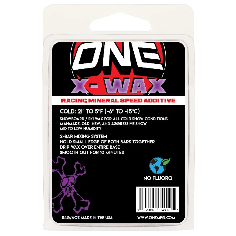 Designer alpine ski bindings-X-Wax Cold Snowboard / Ski Wax 114g