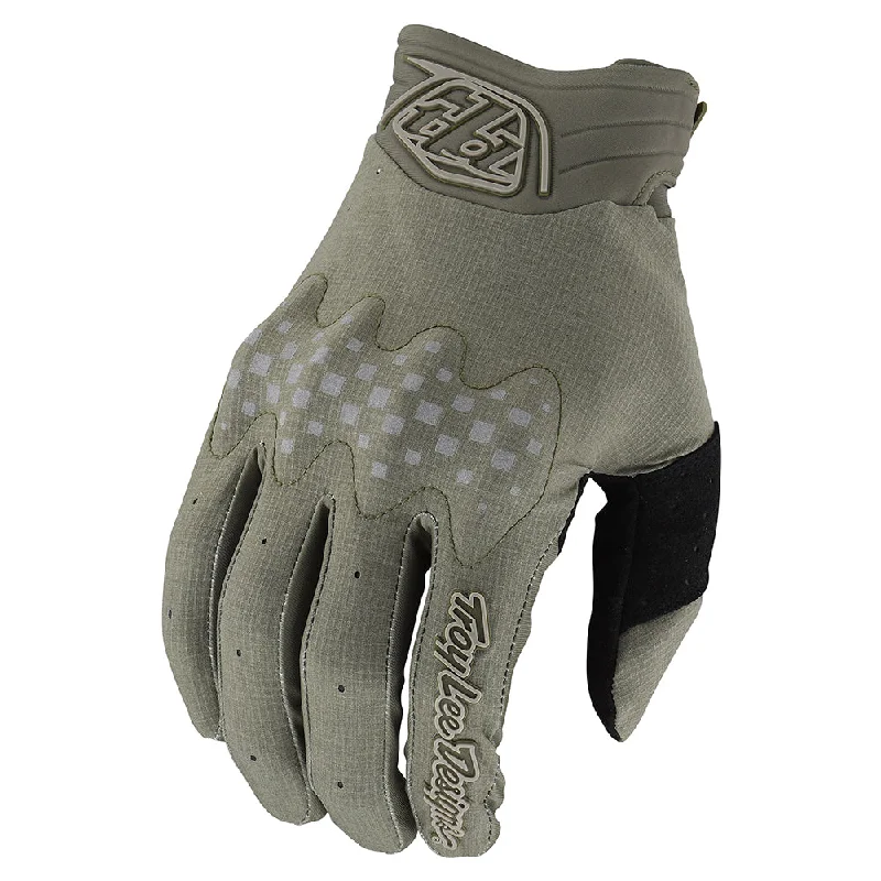 Durable ski socks-Gambit Glove Solid Olive Green